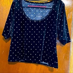 Black felt A&F shirt NWT size XL